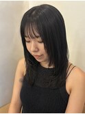 ミディアム/レイヤー/顔周りレイヤー/ボブ/パーマ/艶カラー