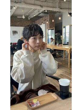 ホヌン 茅ヶ崎(Honnun) 抜け感×ショートパーマ/茅ヶ崎