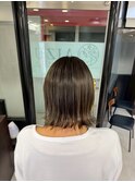 シャドールーツ　バレイヤージュ　白髪ぼかし