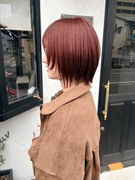 街の小さな美容室ビー(街の小さな美容室be.) 初挑戦！アカレッド！