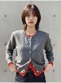 フェイスフレーミングルーツカラーネオウルフ天使の羽バングボブ