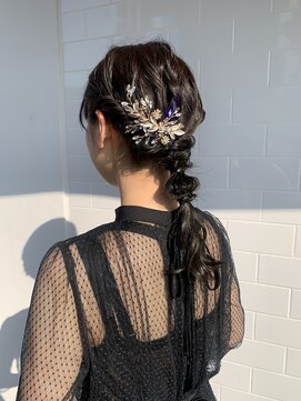 Folklore【フォークロア】翠町支店 《髪質改善サロン》 編みおろしヘアセット