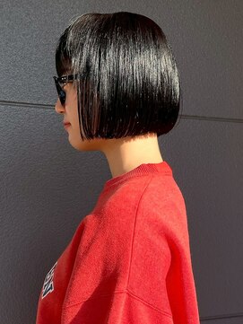 ヘアーアイストゥーレ(HAIR ICI TRE) 透明感アッシュグレージュ◎切りっぱなしボブ×20代30代