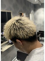 クレオ 福大通り店(CREO)&nbsp;アップバング◎スパイキー×束感ワイルド清潔感垢抜けメンズ