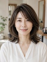 アルボーテルジェ(Art BeAute' ROUGET)&nbsp;553白髪ぼかし/脱白髪染め/髪質改善/レイヤー30代40代50代60代