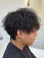 ラ ポルト ドゥ サワ(La Porte de SAWA)&nbsp;波巻きツイストスパイラル【メンズパーマ/メンズヘア/長野市】