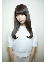 サロンドミルク 原宿(salon de MiLK)&nbsp;【salon de MiLK 原宿】ツヤ感カラーワンカールスタイル