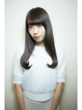 サロンドミルク 原宿(salon de MiLK) 【salon de MiLK 原宿】ツヤ感カラーワンカールスタイル