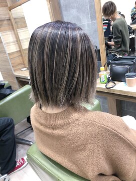 ジゼル(gisele) ショートバレイヤージュ