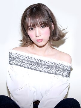 ラックスビーシュルー 亀有店(LUXBE Shuroo) 切りっぱなし外はねボブスタイル【LUXBE Shuroo 亀有店】