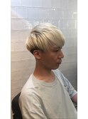 かき上げヘアショートレイアーくせ毛風パーマコンマヘア78