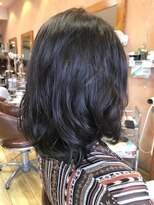 ヘアーフェロー HAIR fellow 人気セミロング伸ばしかけミディアムレイヤーゆるふわパーマ小顔