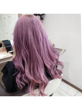 アッシュ 下丸子店(Ash) 2回～ブリーチ　ピンク系カラー