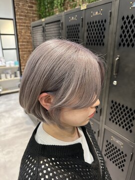 ロウ 町田(ROW) 大人かわいいエギョモリ ミルクティーブラウン ひし形シルエット