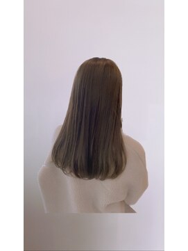 ヘアープロデュース ラピセット 松山(Lapset) 20代30代40代ダブルカラーミルクティーアッシュ透明感カラー