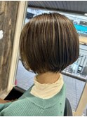 【青葉台】白髪ぼかしハイライト 明るい白髪染め 30代40代50代