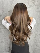 ルーツアイリー 心斎橋(ROOTS IRIE)&nbsp;大人可愛い/シールエクステ/ナチュラル/ロング/アッシュブラウン