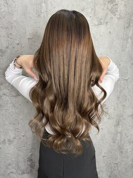 ルーツアイリー 心斎橋(ROOTS IRIE) 大人可愛い/シールエクステ/ナチュラル/ロング/アッシュブラウン