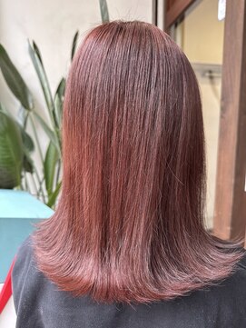 アン(Hair make un) ピンクブラウン♪