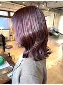 【ミディアム×赤髪】