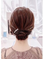 アマレット 東京駅八重洲店(amaretto) 短めヘアでも出来る！大人め手ぐしアップ