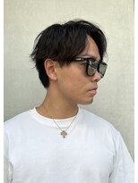 メンズバイココテラス 豊中(men's by cocoterace) マッシュウルフ/メンズカット/ツイスパ/毛流れパーマ