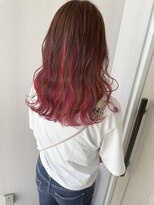 コレロ ヘアー(KORERO hair)&nbsp;インナーカラー×レッド