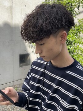 ラヴィズムバイフィフス(LUVISM by fifth) 波巻きパーマメンズパーマメンズヘアツーブロックツイストパーマ