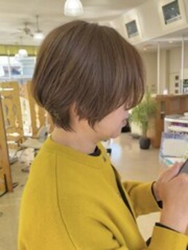 サンタフェ 柳津店(Santa'Fe) Santa'Fe式脱白髪染め白髪ぼかしカラー[ビフォーアフター]