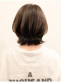デザインカラー/レイヤーカット/ウェットヘア/オリーブベージュ