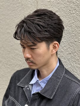 ロンドアベニール 北千住(Lond avenir) スパイキーショートニュアンスパーマスペインカールメンズ北千住