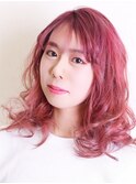 艶感たっぷり！ビビットピンク/ダブルカラー/熊本/上通