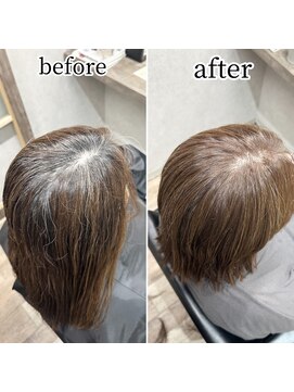 シュガー バイ エクラート 立川南口店(SUGAR by ECLART) 【立川】白髪ぼかし【髪質改善】