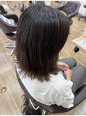 切りっぱなしスタイル