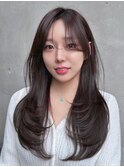 髪質改善 艶髪 愛され 韓国風 前髪カット 小顔 梅田