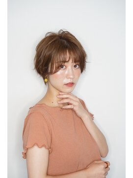 ルフュージュ バイ プロデュース 相模大野店(Refuge by Produce) くびれショート/マロンベージュ