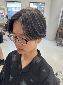 バース 梅田中崎町店(BIRTH) メンズハイライトバレイヤージュメッシュ