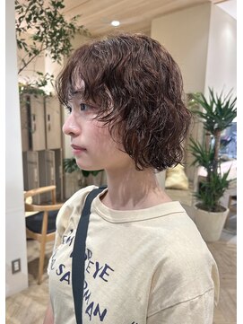 トリッカ 銀座(tricca) ボブ/パーマ/ニュアンスパーマ/レイヤーカット/簡単スタイリング