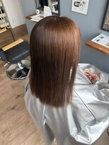 レアレア ヘアアンドライフ(LeaLea)&nbsp;着物ヘア/大人ガーリー/ダークアッシュ/似合わせカット/伊丹