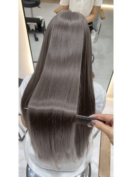 ジーナ 博多筑紫口(Zina) 【輝士】大人気！グレージュカラー×髪質改善トリートメント