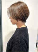 ショートカット/ショートボブ/マッシュショート/アッシュカラー