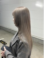 アフターニュース 新潟(afternews)&nbsp;くすみベージュ/ダブルカラー/ケアブリーチ/髪質改善/駅南