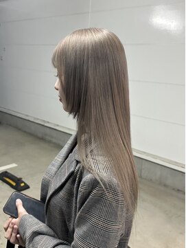 アフターニュース 新潟(afternews) くすみベージュ/ダブルカラー/ケアブリーチ/髪質改善/駅南