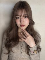 クーエフー(coo et fuu) アッシュブラウンベージュ系カラー透明感カラーレイヤーカット