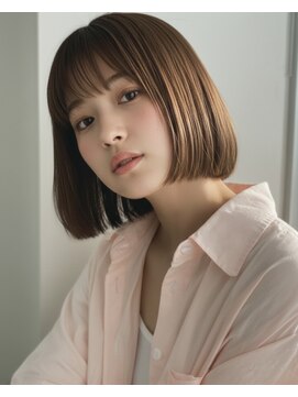 ライクバイコトナ 越谷(RIKE by kotona) ショートボブ髪型20代30代40代50代前髪あり前髪なし面長丸顔越谷