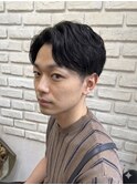 センター分け/刈り上げセンターパート/メンズカット