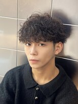 オムブランシェ 札幌(HOMME BLANCHE’)&nbsp;短めシャドウパーマ