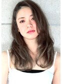 『 プラチナグレージュ & ラフ 』 な外国人風 semi-long...
