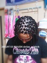 クレイジービッチ(CLAY G BITCH)&nbsp;【black hair】￥ASK 仙台ブレイズ 地毛だけでブレイズ 編み込み