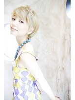 ブーケ(BOUQUET)&nbsp;「BOUQUET」 シースルーのナチュグラショートボブ